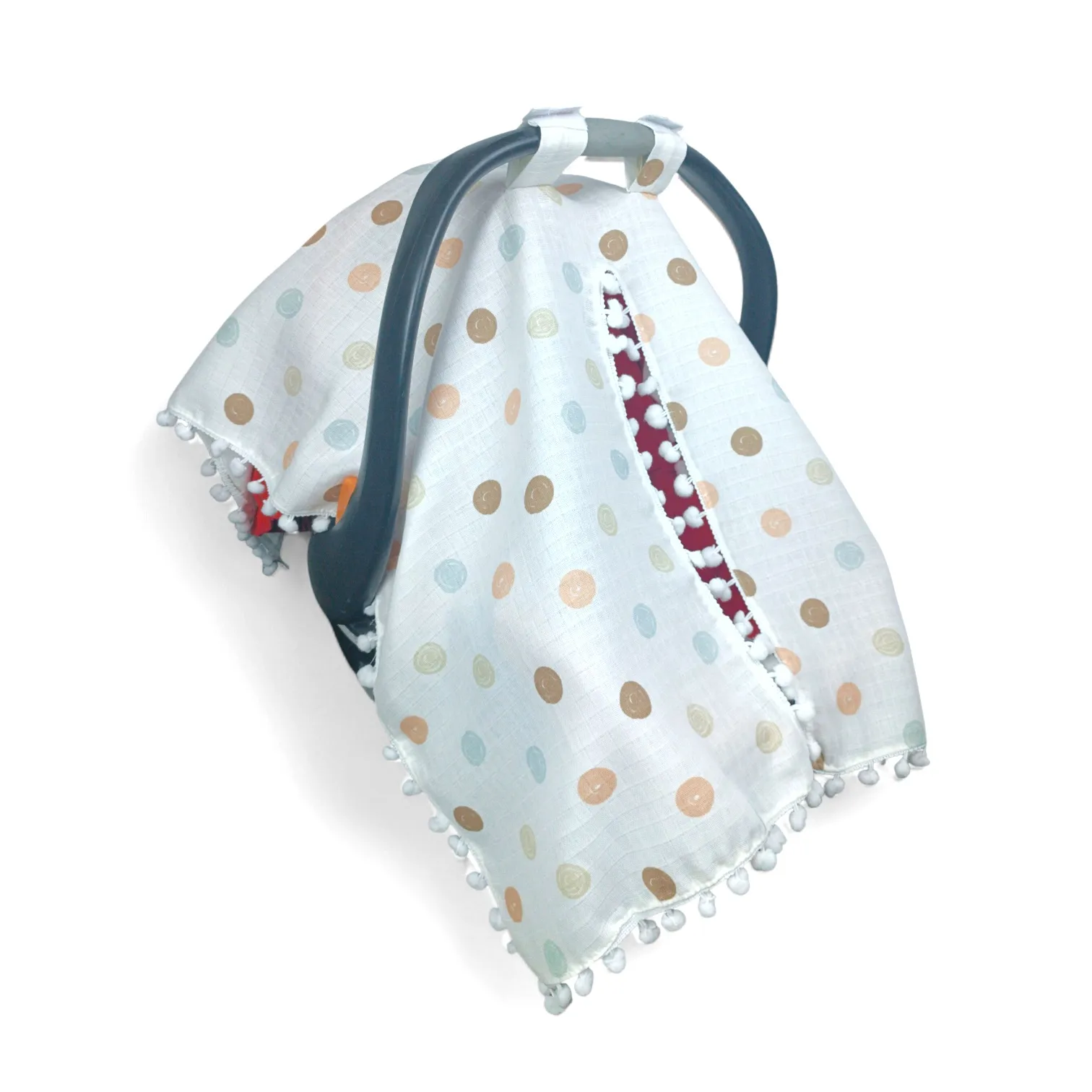 ince desenli müslin puset Örtüsü